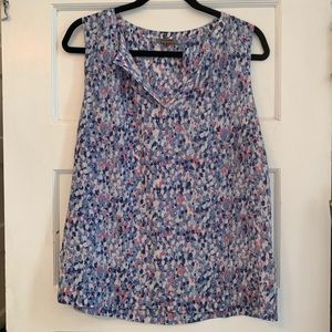 Jigsaw London sleeveless silk top